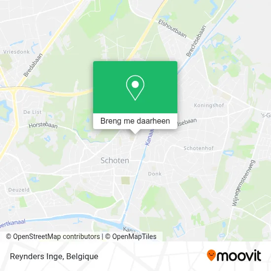 Reynders Inge kaart