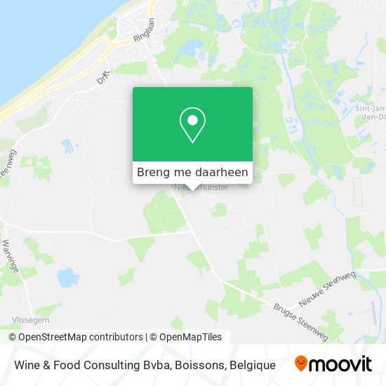 Wine & Food Consulting Bvba, Boissons kaart