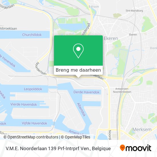 V.M.E. Noorderlaan 139 Prf-Intrprf Ven. kaart