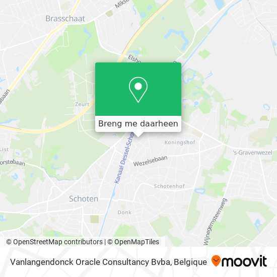 Vanlangendonck Oracle Consultancy Bvba kaart