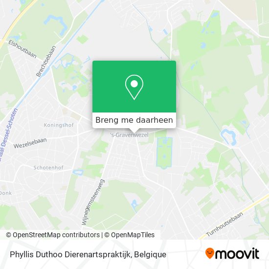 Phyllis Duthoo Dierenartspraktijk kaart