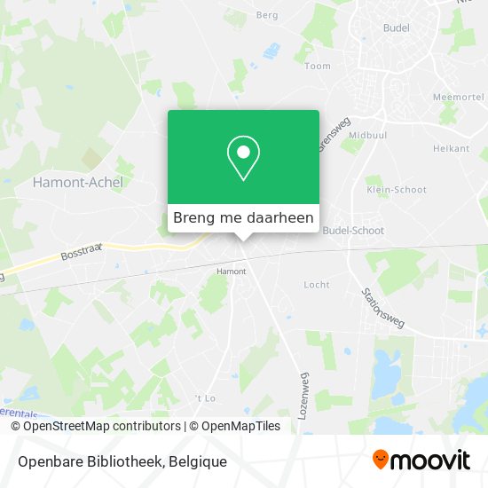 Openbare Bibliotheek kaart