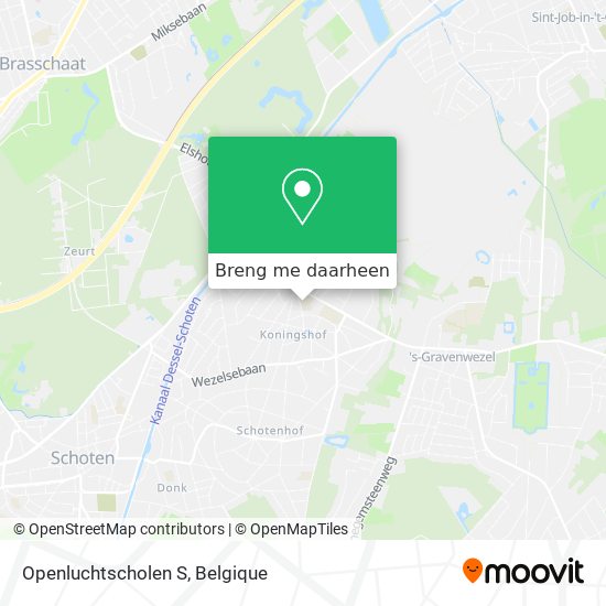 Openluchtscholen S kaart