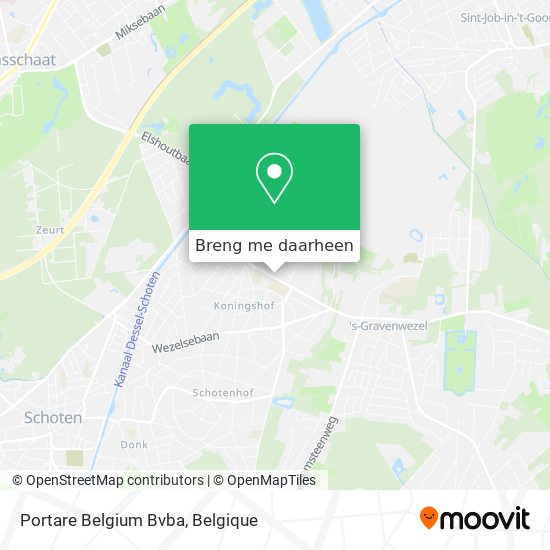 Portare Belgium Bvba kaart