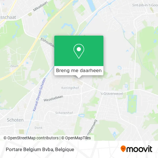 Portare Belgium Bvba kaart