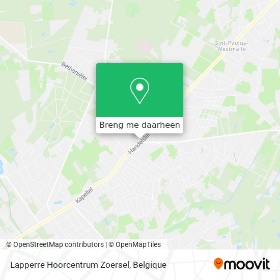 Lapperre Hoorcentrum Zoersel kaart