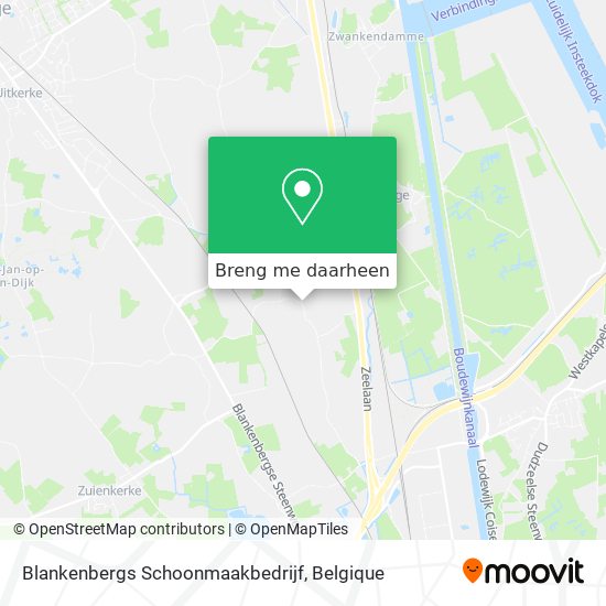 Blankenbergs Schoonmaakbedrijf kaart