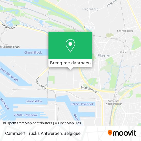 Cammaert Trucks Antwerpen kaart