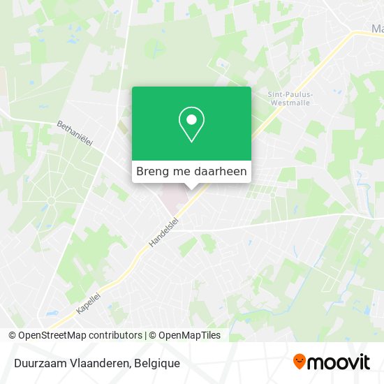 Duurzaam Vlaanderen kaart