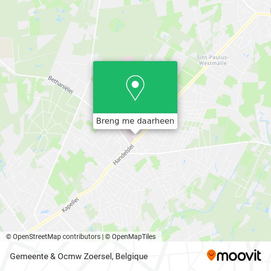 Gemeente & Ocmw Zoersel kaart