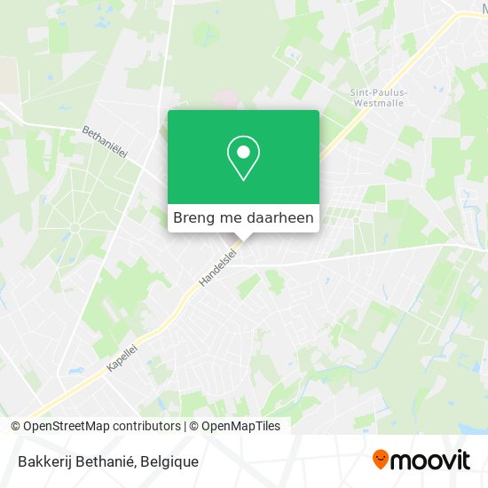 Bakkerij Bethanié kaart