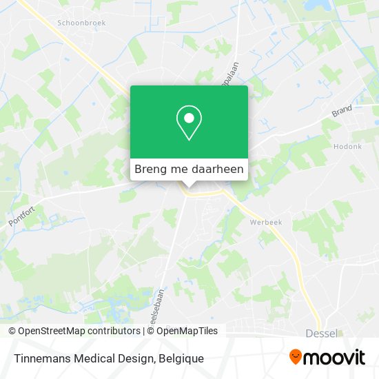 Tinnemans Medical Design kaart