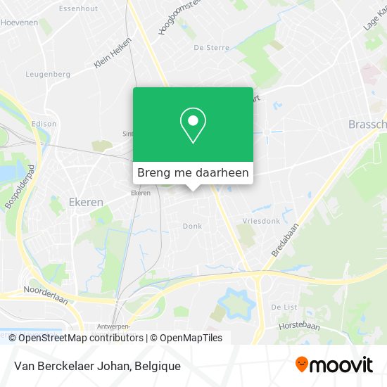 Van Berckelaer Johan kaart