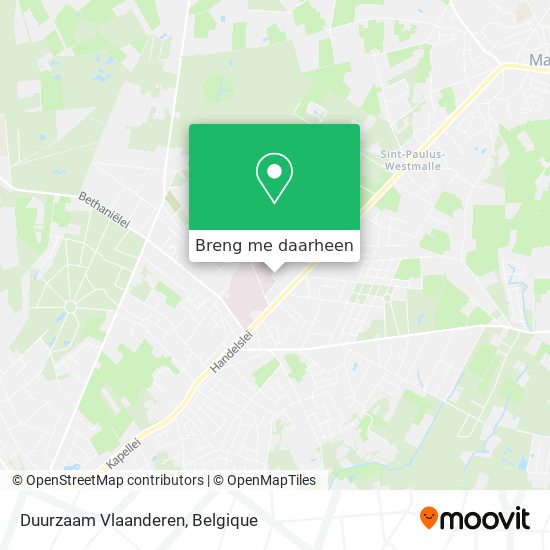 Duurzaam Vlaanderen kaart