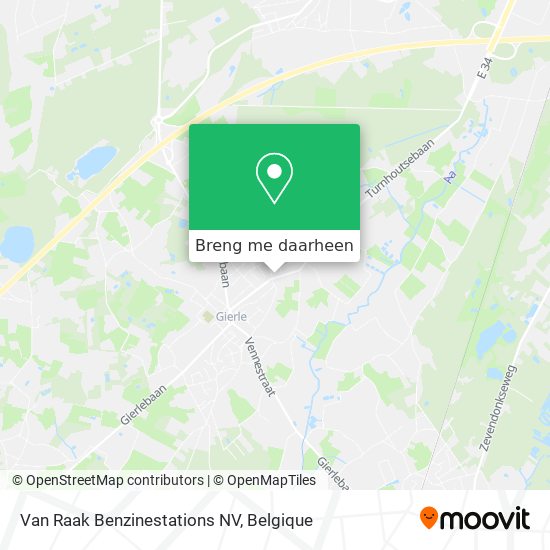 Van Raak Benzinestations NV kaart