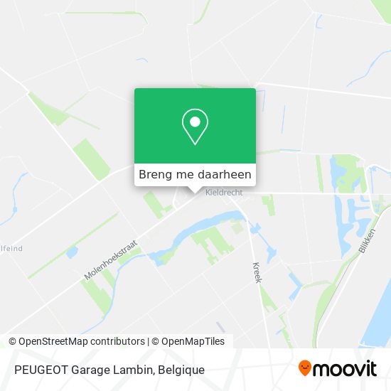 PEUGEOT Garage Lambin kaart