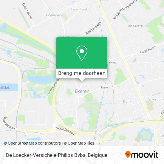 De Loecker-Versichele-Philips Bvba kaart