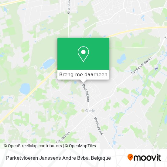 Parketvloeren Janssens Andre Bvba kaart