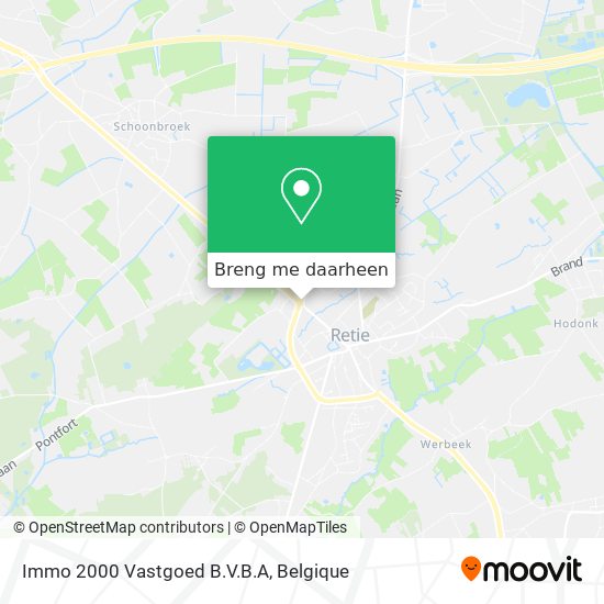 Immo 2000 Vastgoed B.V.B.A kaart