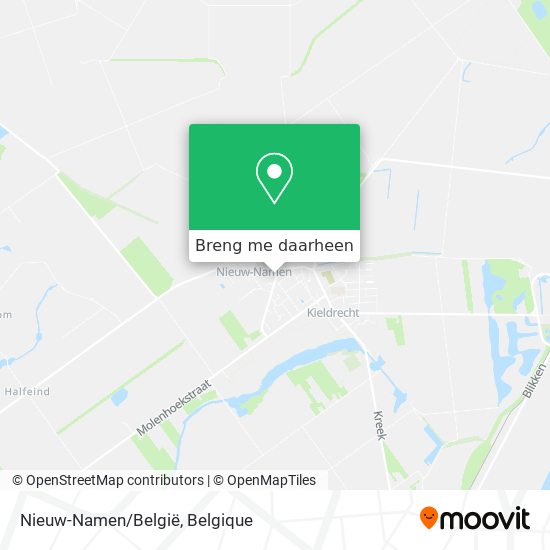 Nieuw-Namen/België kaart
