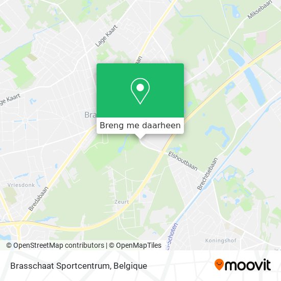 Brasschaat Sportcentrum kaart