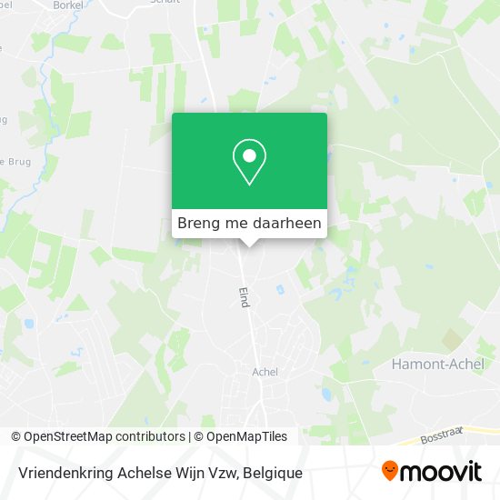 Vriendenkring Achelse Wijn Vzw kaart