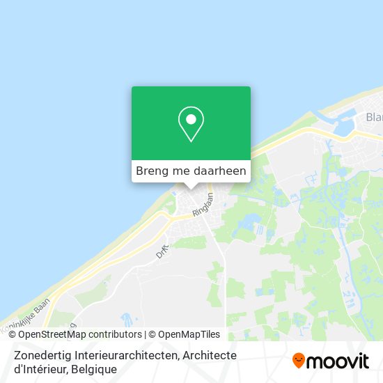 Zonedertig Interieurarchitecten, Architecte d'Intérieur kaart