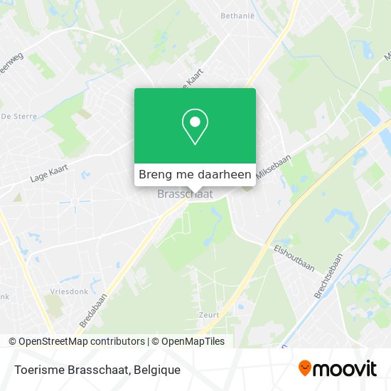 Toerisme Brasschaat kaart