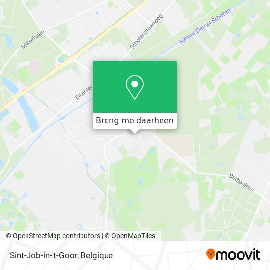 Sint-Job-in-'t-Goor kaart