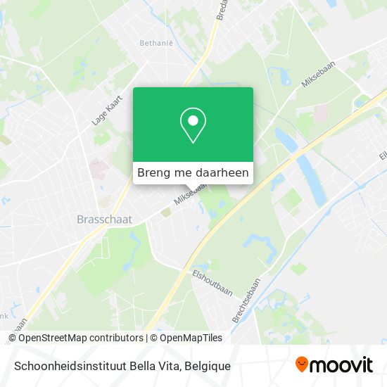 Schoonheidsinstituut Bella Vita kaart