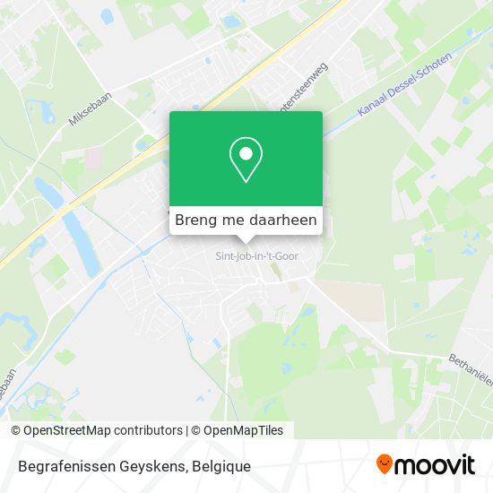 Begrafenissen Geyskens kaart