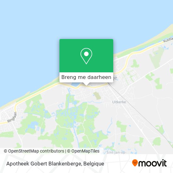 Apotheek Gobert Blankenberge kaart