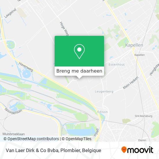 Van Laer Dirk & Co Bvba, Plombier kaart