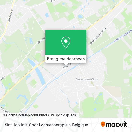 Sint-Job-in-'t-Goor Lochtenbergplein kaart