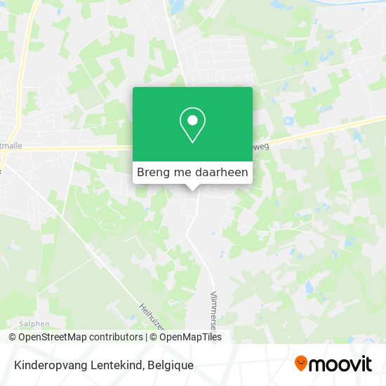 Kinderopvang Lentekind kaart