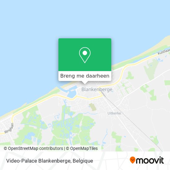 Video-Palace Blankenberge kaart