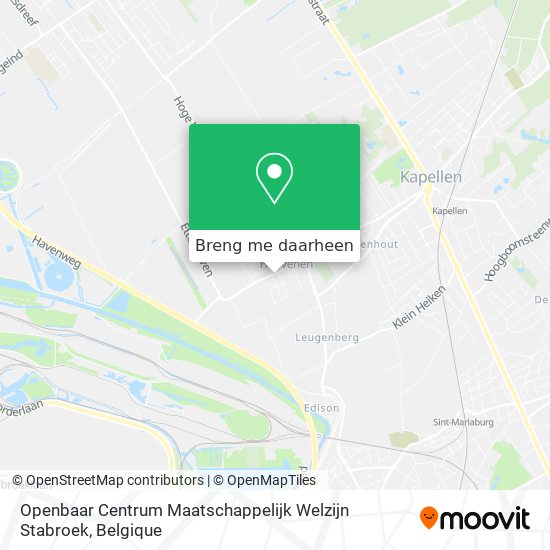 Openbaar Centrum Maatschappelijk Welzijn Stabroek kaart