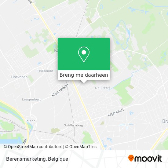 Berensmarketing kaart