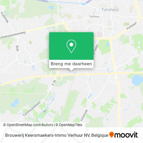 Brouwerij Keersmaekers-Immo Verhuur NV kaart