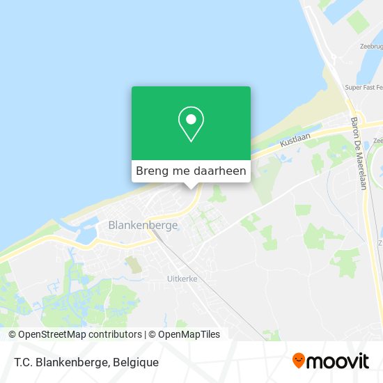 T.C. Blankenberge kaart