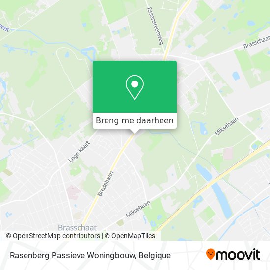 Rasenberg Passieve Woningbouw kaart