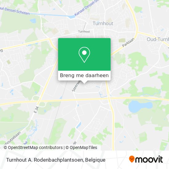 Turnhout A. Rodenbachplantsoen kaart