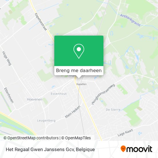 Het Regaal Gwen Janssens Gcv kaart