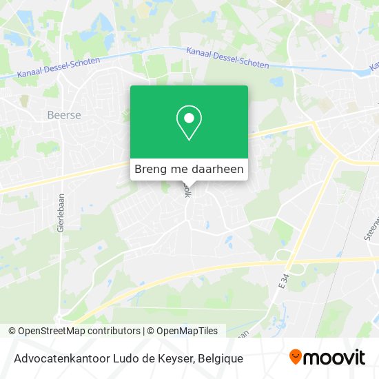 Advocatenkantoor Ludo de Keyser kaart
