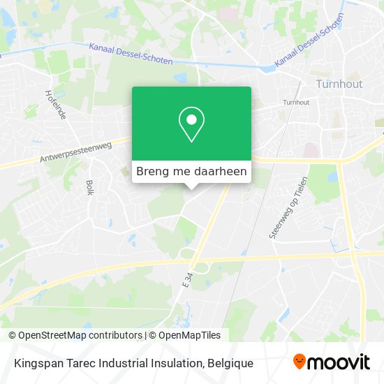 Kingspan Tarec Industrial Insulation kaart