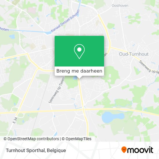 Turnhout Sporthal kaart