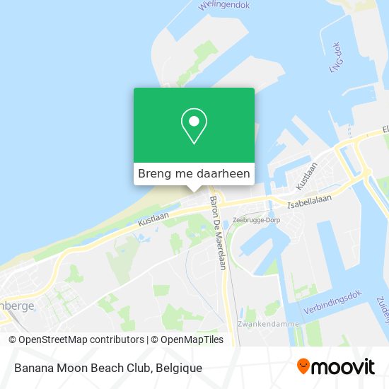 Banana Moon Beach Club kaart