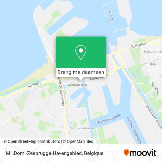 Mil.Dom.-Zeebrugge-Havengebied kaart