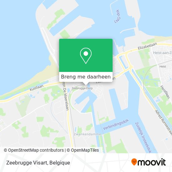 Zeebrugge Visart kaart