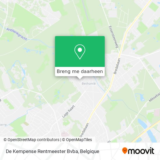 De Kempense Rentmeester Bvba kaart